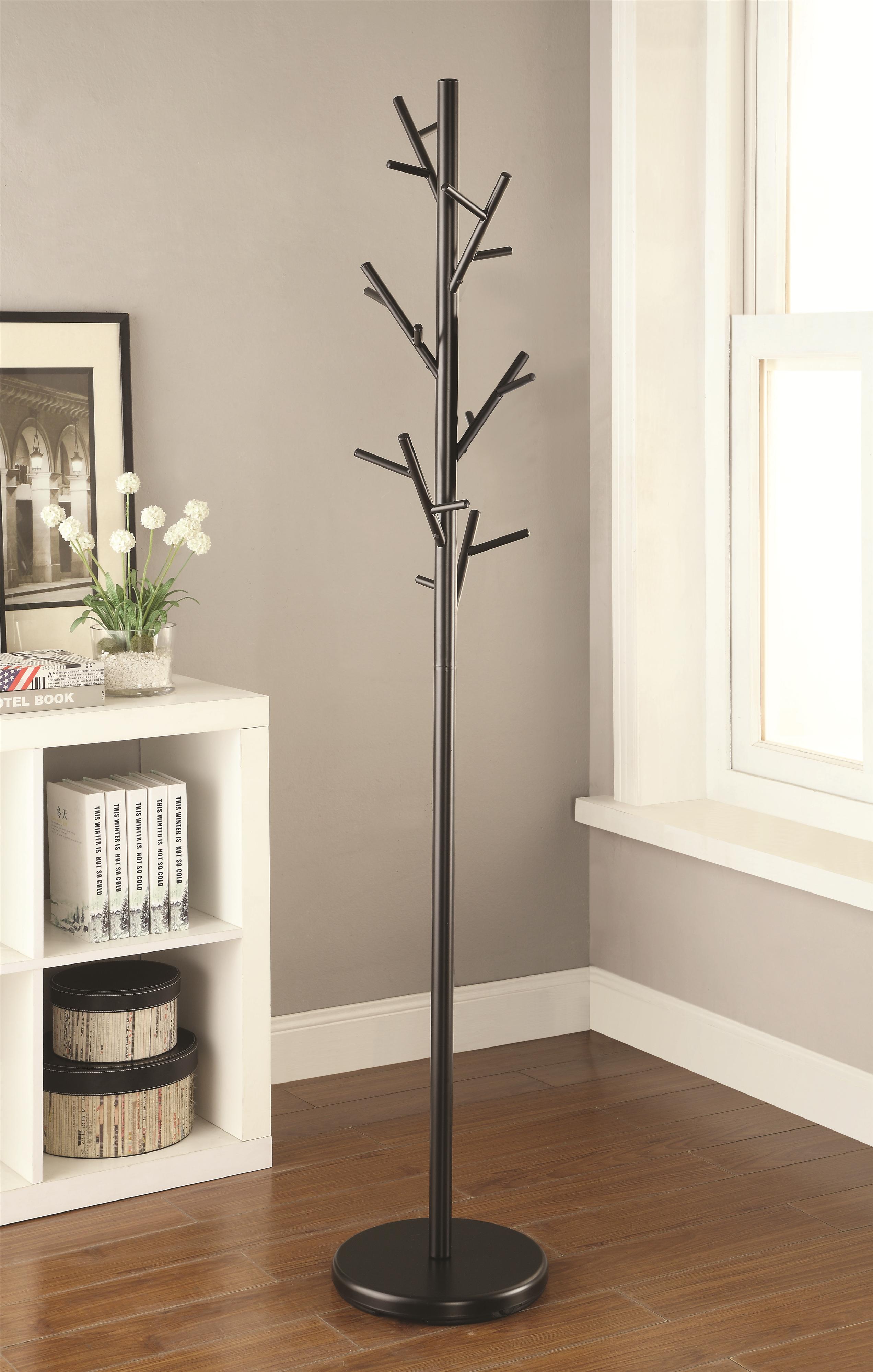 Modern black coat stand online